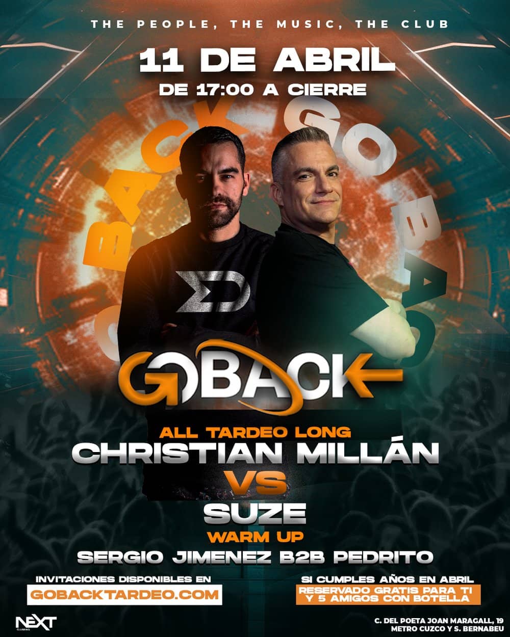 Goback tardeo poster