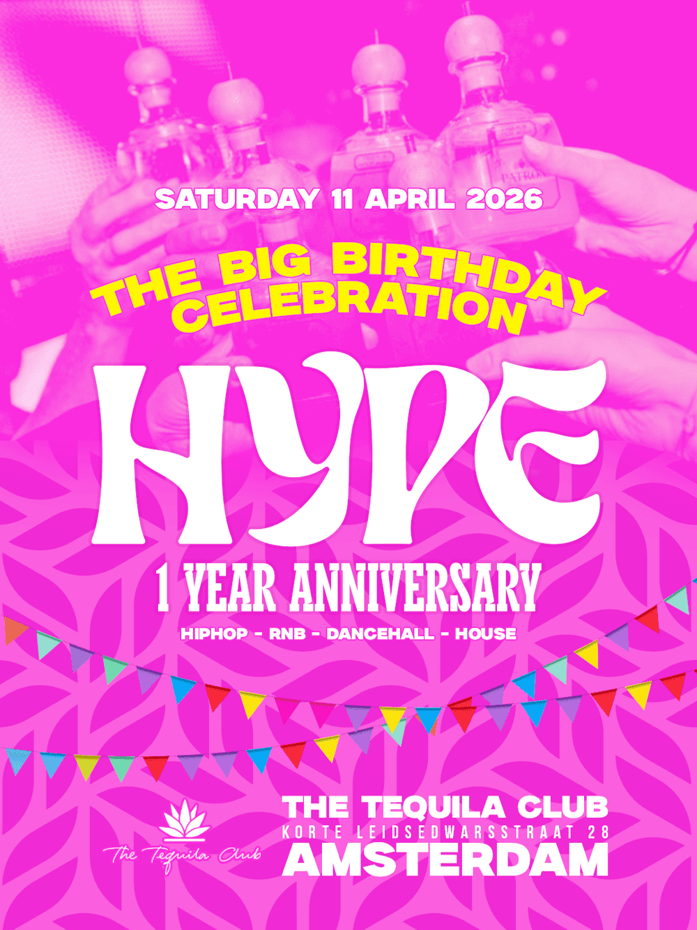 Hype Ladies Night 1 Year Anniversary poster