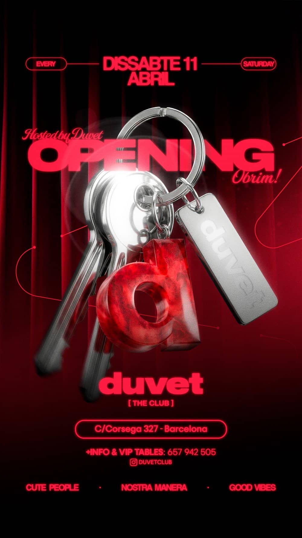 Opening - Duvet Club poster