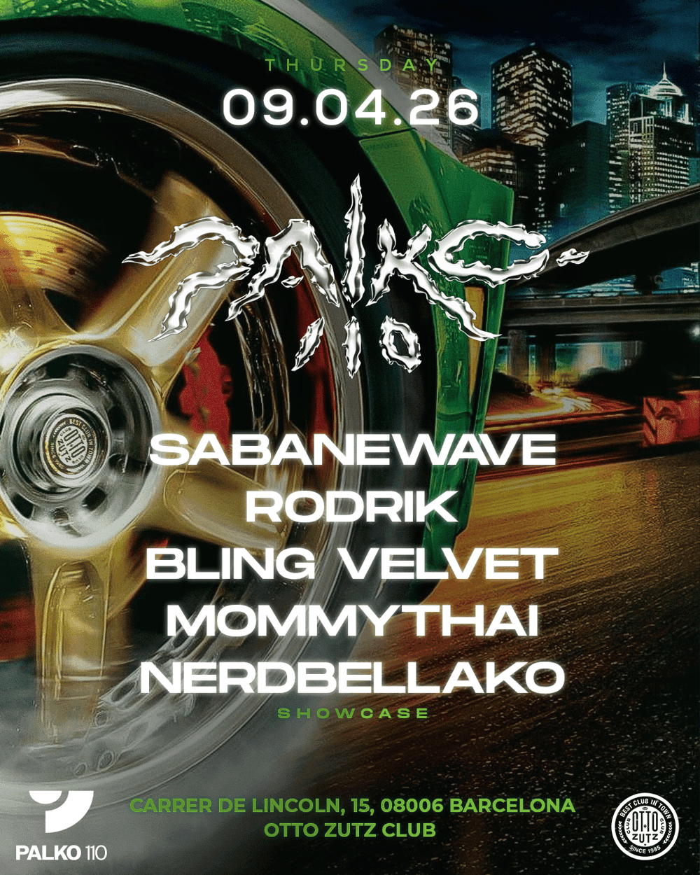 Otto Zutz X Palko 110 poster