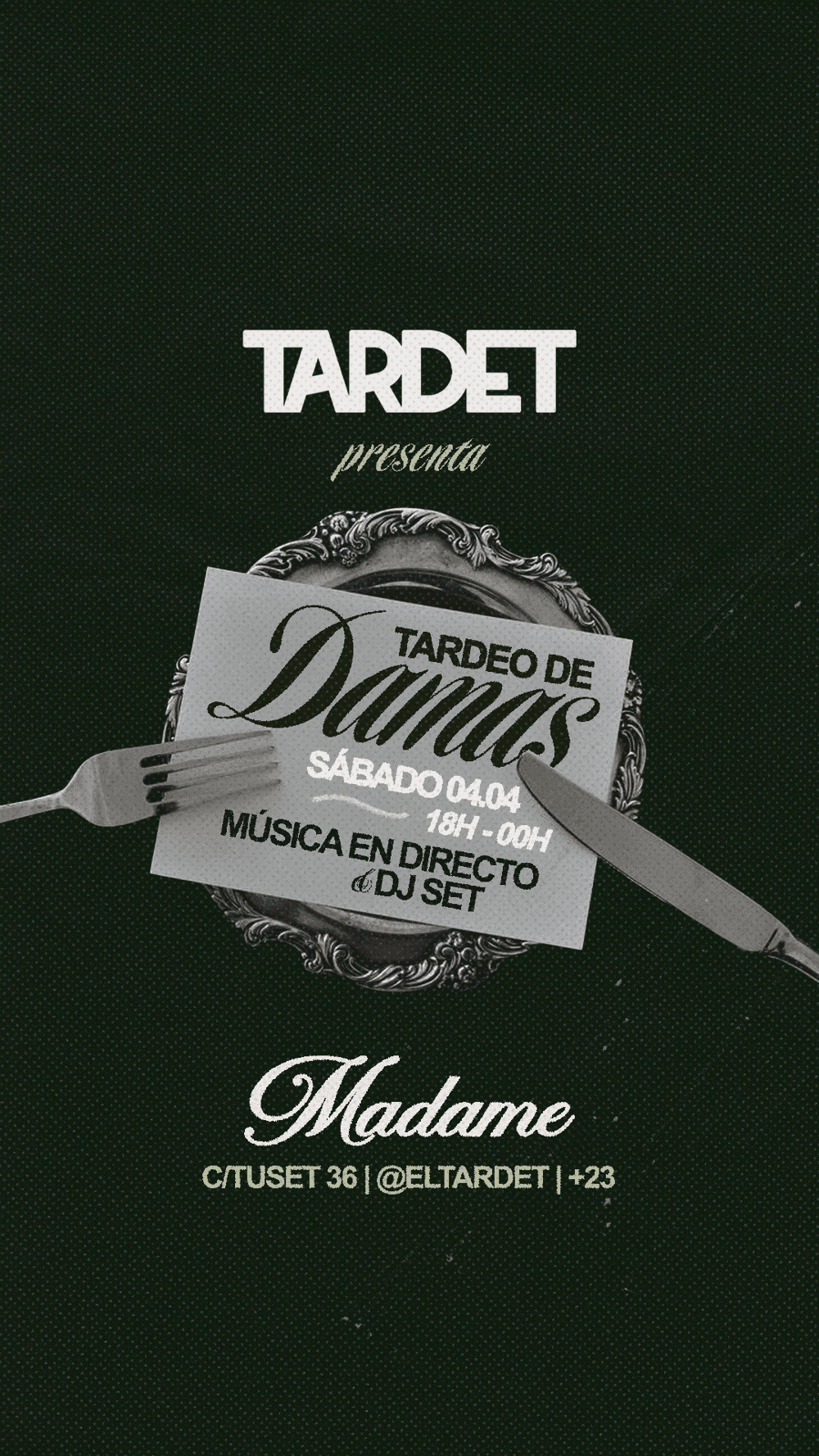 Sábado - Tardeo en Madame Tuset poster