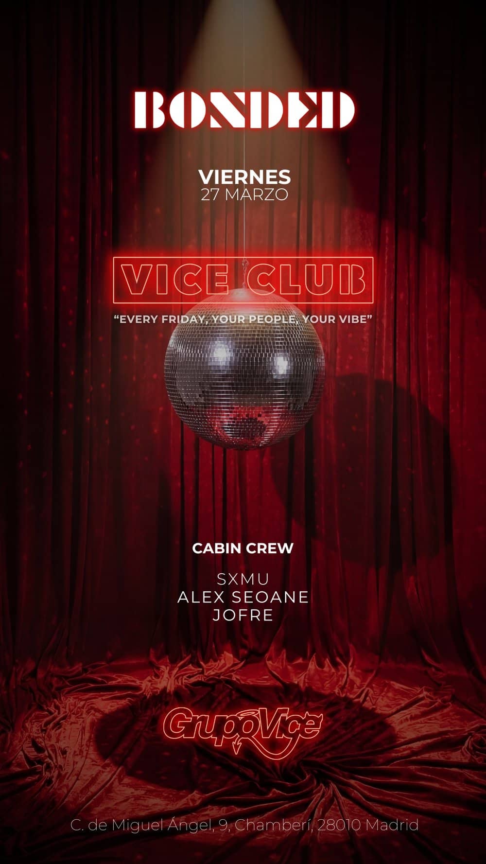 Vice club poster
